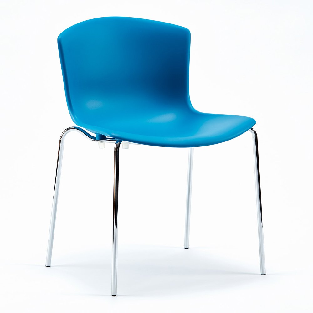 Bertoia Molded Shell Side Chair Stacking Knoll Side Chairs