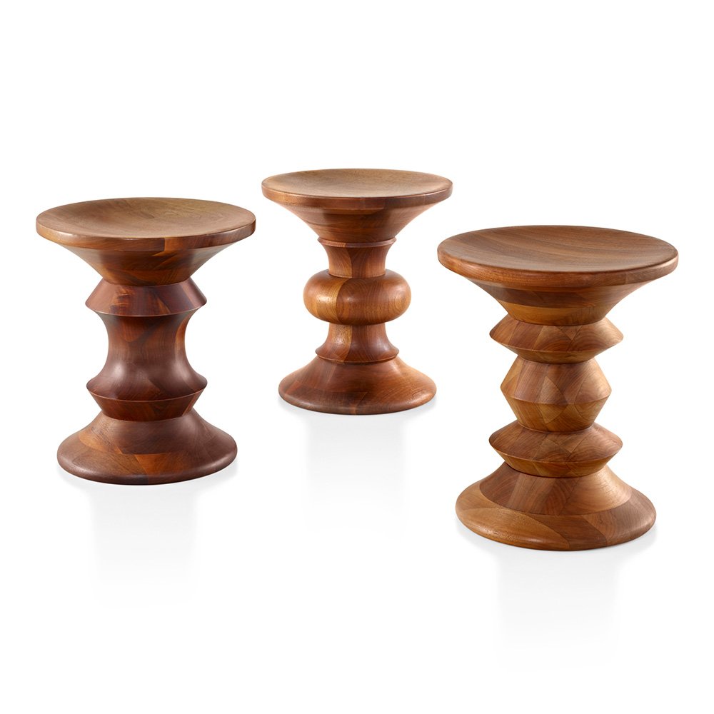 Eames Walnut Stools Herman Miller Stools