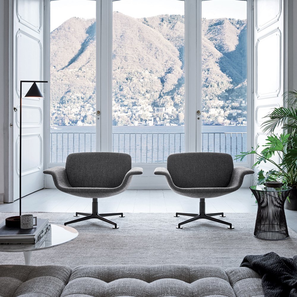 KN01 Swivel Lounge Chair Knoll Lounge Seating