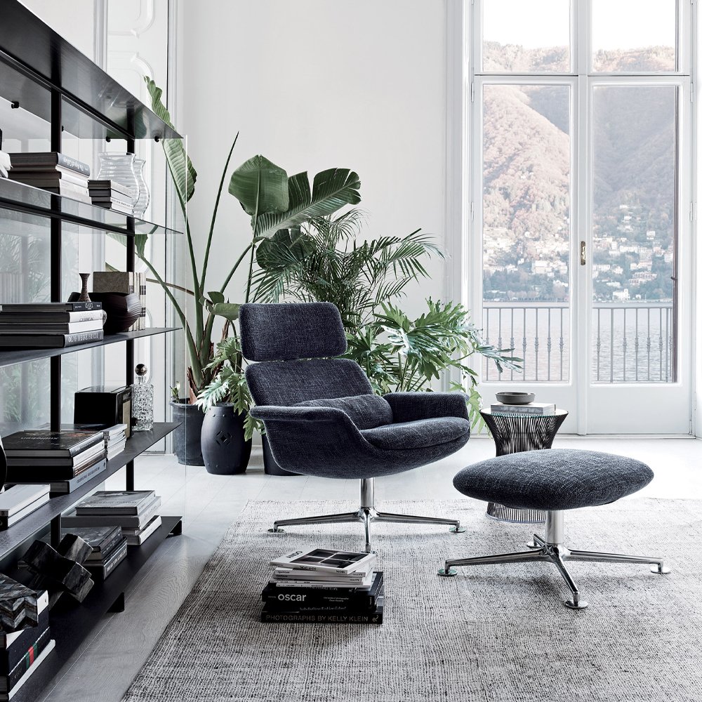 KN02 Swivel and Reclining High Back Lounge Chair product thumbnail 4