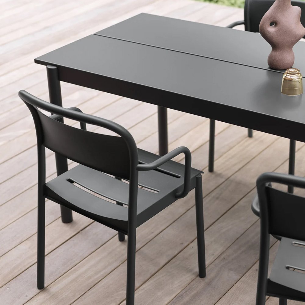 Linear Steel Armchair product thumbnail 2