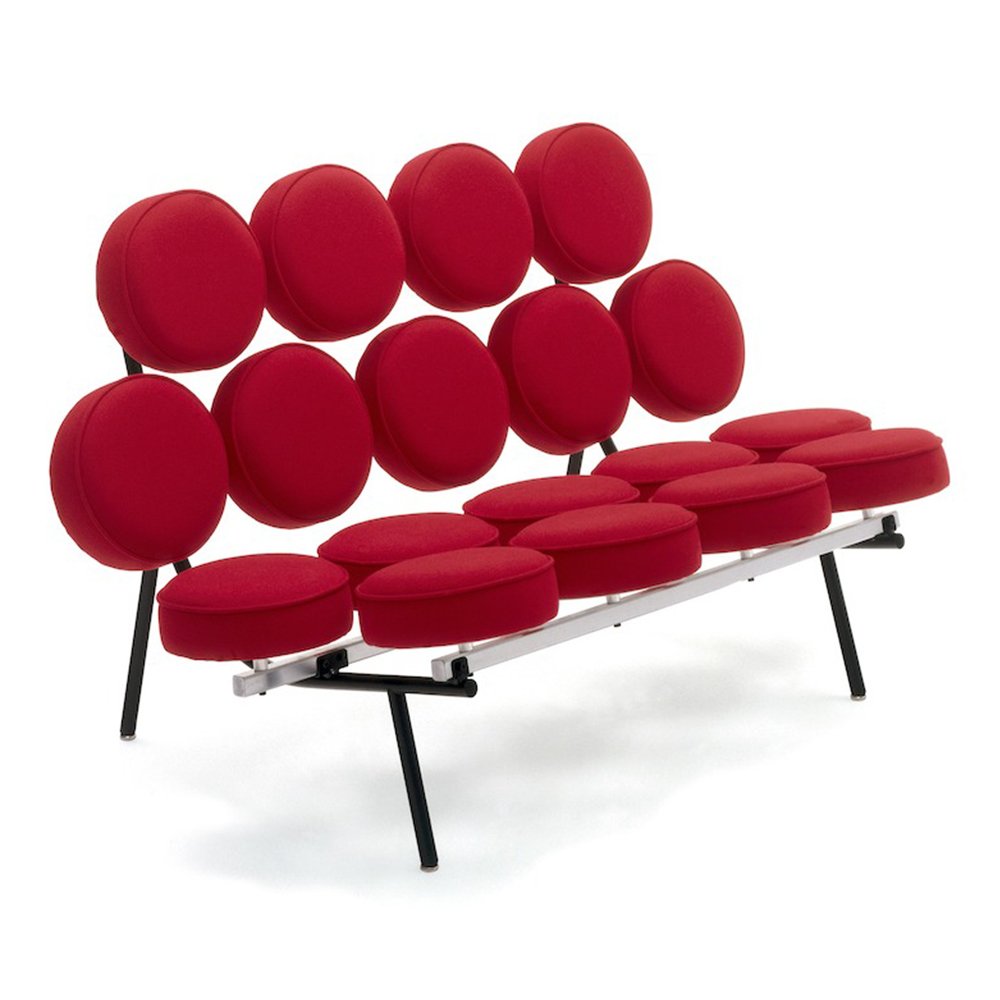 Nelson Marshmallow Sofa Herman Miller Lounge Seating