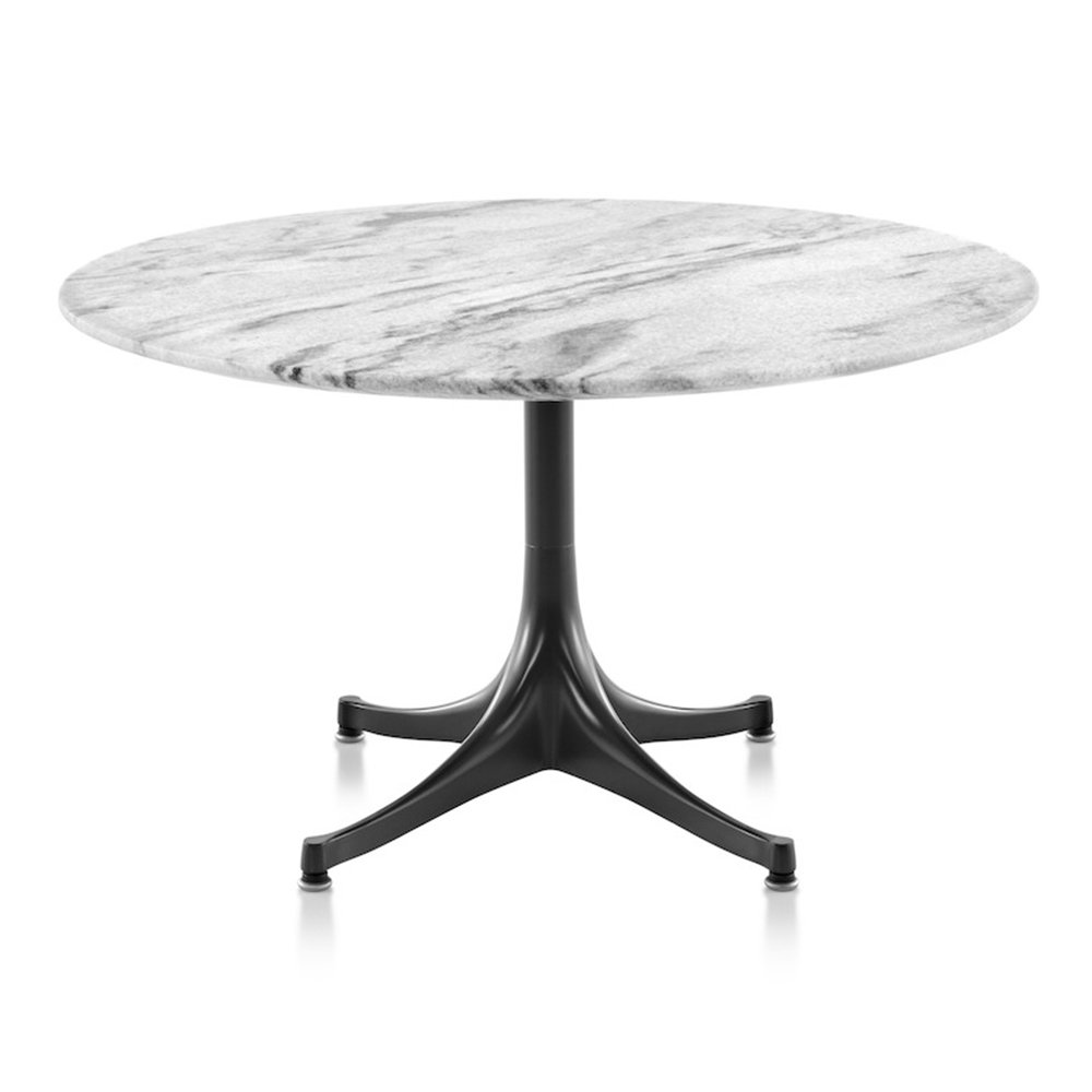 Nelson Pedestal Table Herman Miller Occasional Tables