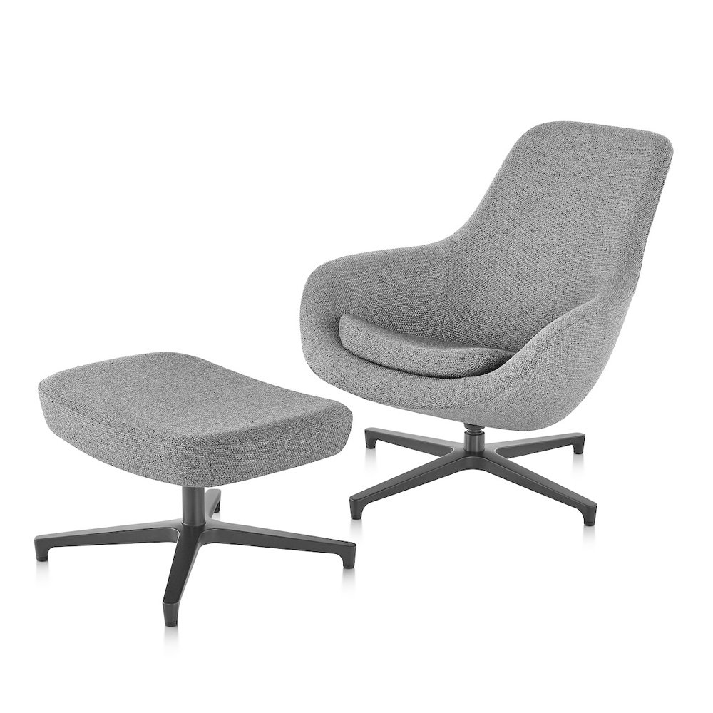 Saiba Lounge chair & Ottoman Geiger Lounge Seating