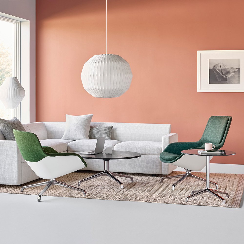 Striad Lounge chair & Ottoman product thumbnail 4