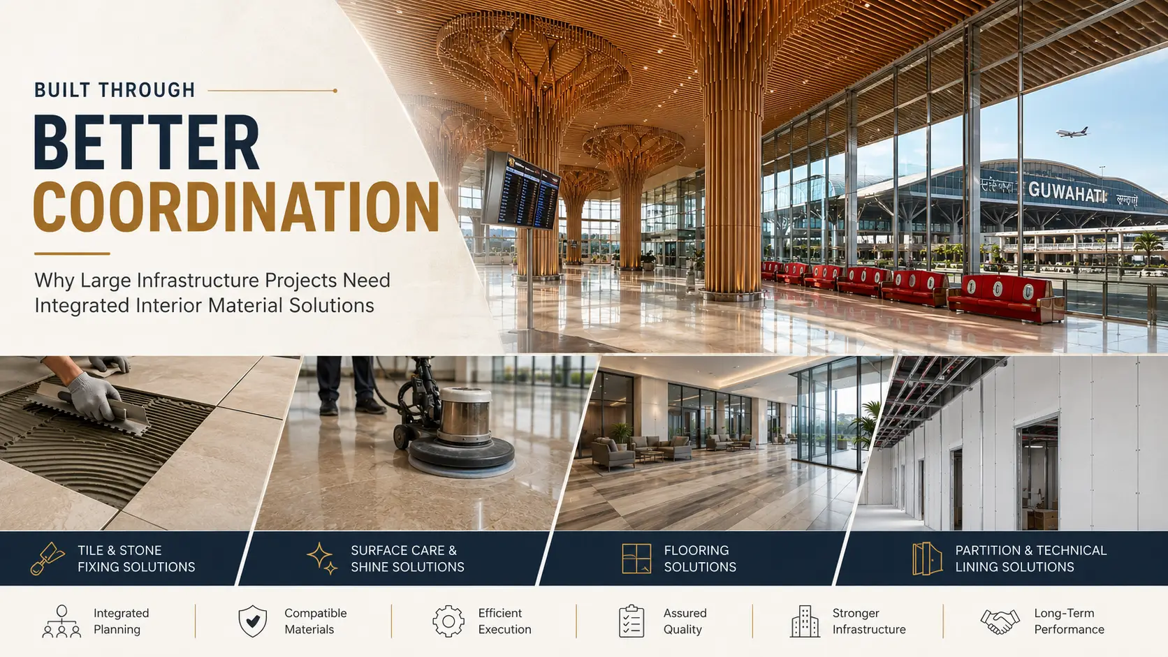 Why Large Infrastructure Projects Need Integrated Interior Material Solutions