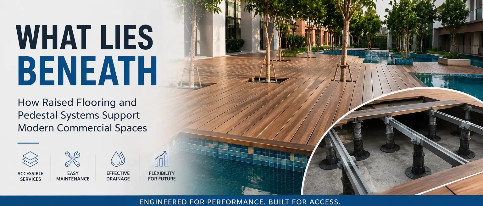 What Lies Beneath: How Raised Flooring and Pedestal Systems Support Modern Commercial Spaces